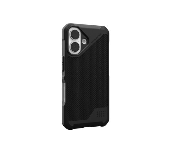 Чехол для мобильного телефона UAG iPhone 16 Metropolis LT Magsafe Kevlar Black (114454113940), изображение 2 Чехол для мобильного телефона UAG iPhone 16 Metropolis LT Magsafe Kevlar Black (114454113940), изображение 2