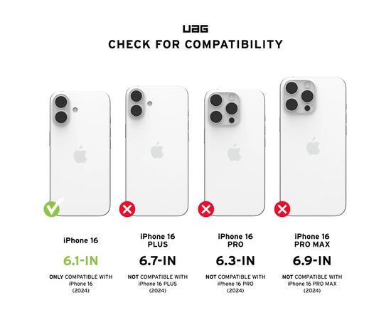 Чехол для мобильного телефона UAG iPhone 16 Metropolis LT Magsafe Kevlar Black (114454113940), изображение 7 Чехол для мобильного телефона UAG iPhone 16 Metropolis LT Magsafe Kevlar Black (114454113940), изображение 7