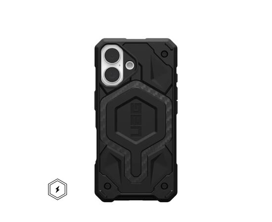 Чехол для мобильного телефона UAG iPhone 16 Monarch Pro Magsafe Carbon Fiber (114458114242)