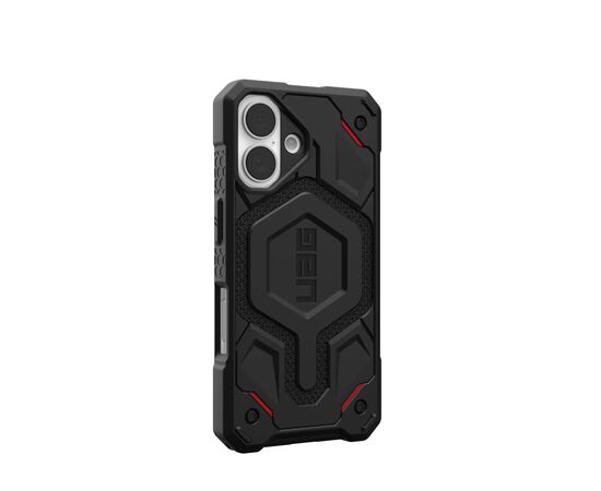 Чехол для мобильного телефона UAG iPhone 16 Monarch Pro Magsafe Kevlar Black (114458113940), изображение 2 Чехол для мобильного телефона UAG iPhone 16 Monarch Pro Magsafe Kevlar Black (114458113940), изображение 2
