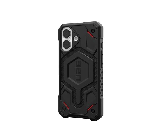 Чехол для мобильного телефона UAG iPhone 16 Monarch Pro Magsafe Kevlar Black (114458113940), изображение 3 Чехол для мобильного телефона UAG iPhone 16 Monarch Pro Magsafe Kevlar Black (114458113940), изображение 3