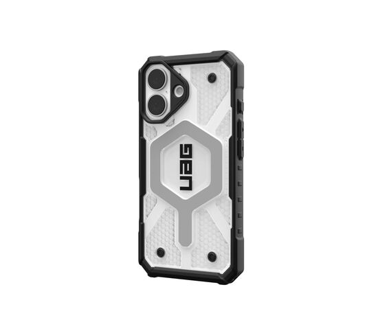 Чохол до мобільного телефона UAG iPhone 16 Pathfinder Clear Magsafe Ice (114466114343), зображення 3 Чохол до мобільного телефона UAG iPhone 16 Pathfinder Clear Magsafe Ice (114466114343), зображення 3