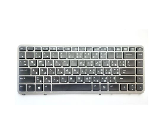 Клавіатура ноутбука HP EliteBook 840 G1/G2, 850 G1/G2, ZBook 14 G1/G2 черная с серо (A46184)