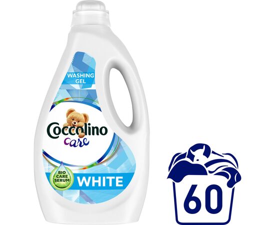 Гель для стирки Coccolino Care для белых вещей 2.4 л (8710847872389), изображение 2