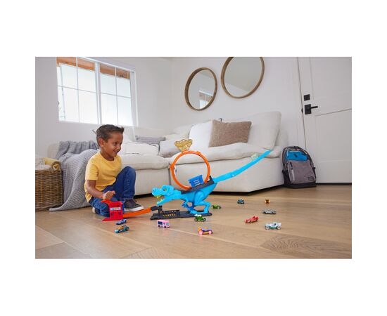 Автотрек Hot Wheels Охота Ти-Рекса (HKX42), изображение 2 Автотрек Hot Wheels Охота Ти-Рекса (HKX42), изображение 2