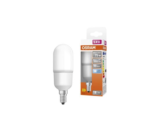Лампочка Osram LED Star STICK75 10W/840 230V FR E14 (4058075428409), зображення 2