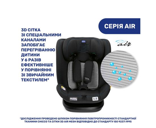 Автокресло Chicco Mokita Air i-Size Серое (87034.21), изображение 8