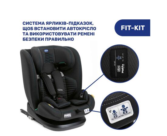 Автокресло Chicco Mokita Air i-Size Серое (87034.21), изображение 9