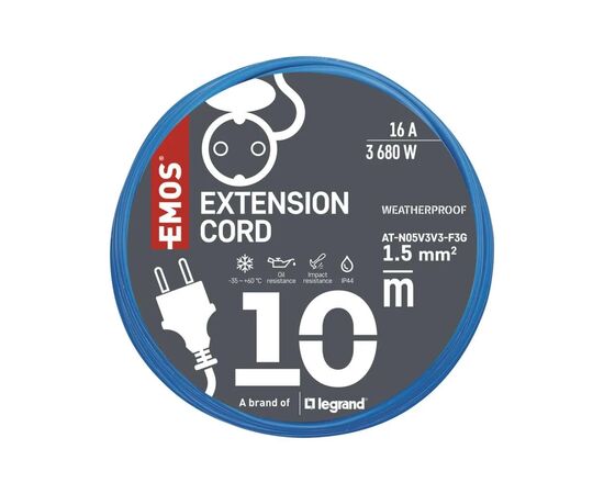 Сетевой удлинитель EMOS P01510W, изображение 9 Сетевой удлинитель EMOS P01510W, изображение 9