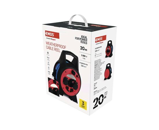 Сетевой удлинитель EMOS P08620W, изображение 3 Сетевой удлинитель EMOS P08620W, изображение 3