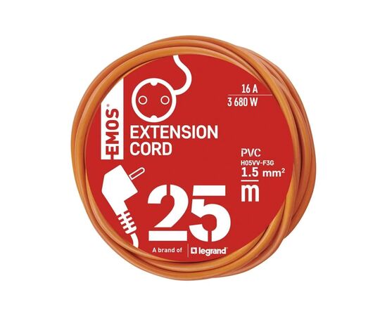Сетевой удлинитель EMOS P01225R, изображение 6 Сетевой удлинитель EMOS P01225R, изображение 6