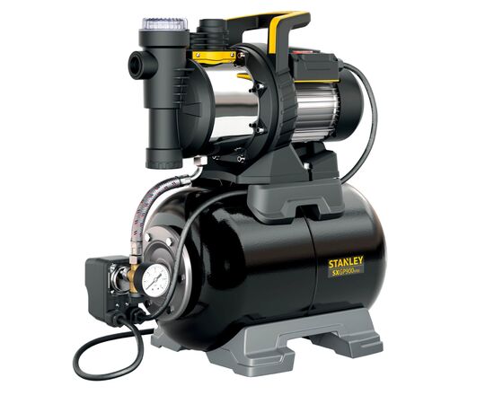 Насосна станція Stanley безщіткова, 0.9 кВт, для чистої води, 3300 л/год (SXGP900XFBE)