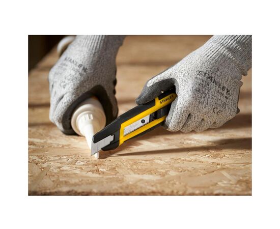 Нож монтажный Stanley 18 мм, сегментный (STHT10501-0), изображение 6 Нож монтажный Stanley 18 мм, сегментный (STHT10501-0), изображение 6