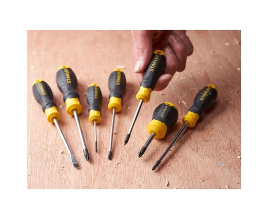 Отвертка Stanley Cushion Grip, Ph1x75мм. (STHT16155-0), изображение 5