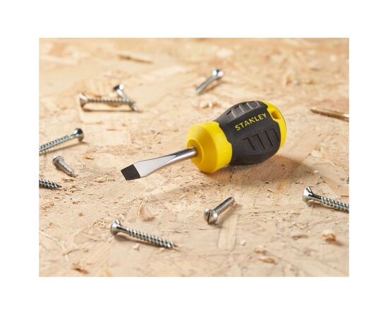 Отвертка Stanley Cushion Grip, SL 6,5x45мм, с расширяющимся жалом. (STHT16147-0), изображение 6