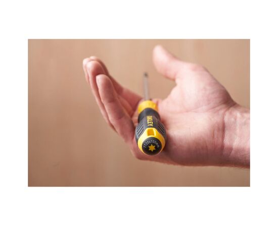 Викрутка Stanley Cushion Grip, TORX TT20 х100мм. (STHT16179-0), зображення 4 Викрутка Stanley Cushion Grip, TORX TT20 х100мм. (STHT16179-0), зображення 4