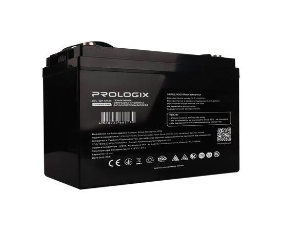 Батарея к ИБП Prologix 12V - 100Ah AGM (PL12-100)