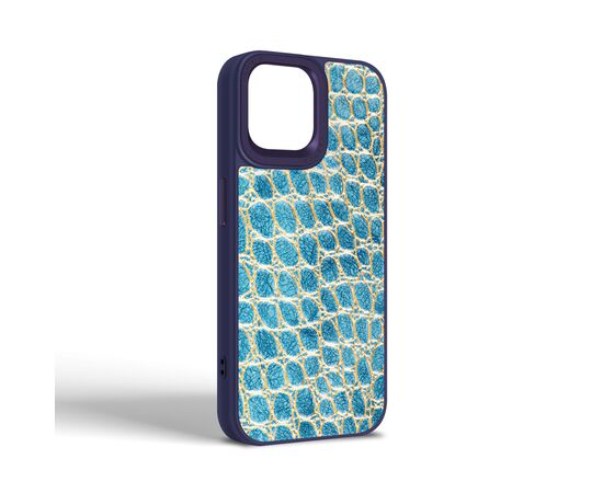 Чехол для мобильного телефона Harder Crocosaur Apple iPhone 14 Blue (ARM76718), изображение 2 Чехол для мобильного телефона Harder Crocosaur Apple iPhone 14 Blue (ARM76718), изображение 2