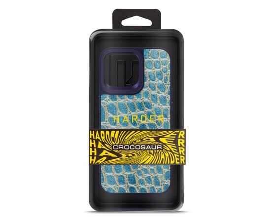 Чехол для мобильного телефона Harder Crocosaur Apple iPhone 14 Pro Max Blue (ARM76730), изображение 3 Чехол для мобильного телефона Harder Crocosaur Apple iPhone 14 Pro Max Blue (ARM76730), изображение 3