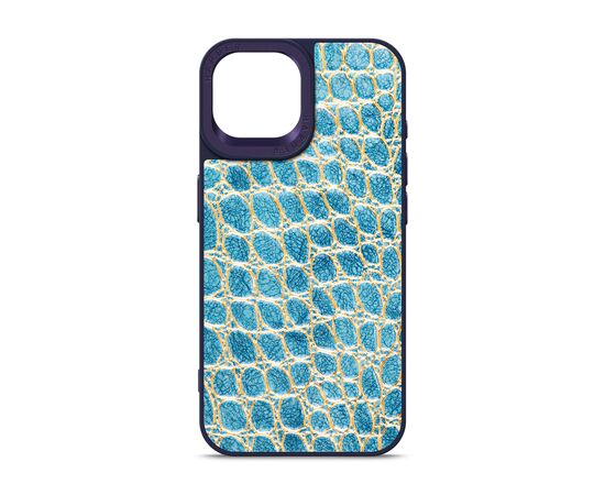 Чехол для мобильного телефона Harder Crocosaur Apple iPhone 15 Blue (ARM76700)