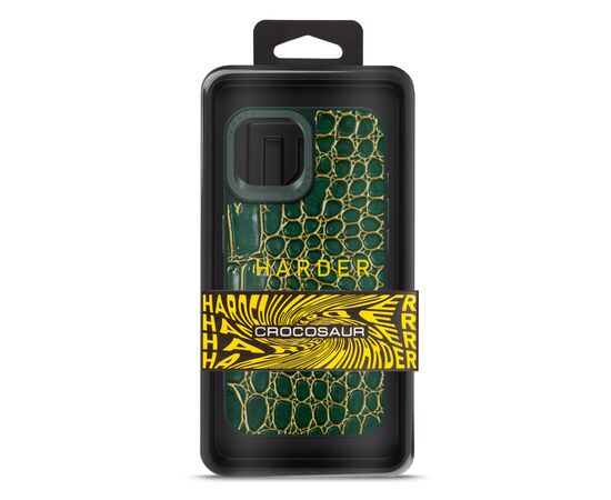 Чехол для мобильного телефона Harder Crocosaur Apple iPhone 15 Green (ARM76696), изображение 3 Чехол для мобильного телефона Harder Crocosaur Apple iPhone 15 Green (ARM76696), изображение 3
