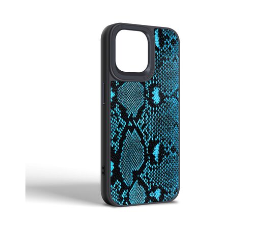 Чехол для мобильного телефона Harder Genuine Snake Apple iPhone 14 Pro Max Dark Blue (ARM76790), изображение 2 Чехол для мобильного телефона Harder Genuine Snake Apple iPhone 14 Pro Max Dark Blue (ARM76790), изображение 2