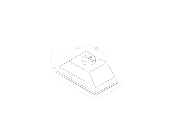 Вытяжка кухонная Elica CT17 C IX/A/72, изображение 7 Вытяжка кухонная Elica CT17 C IX/A/72, изображение 7