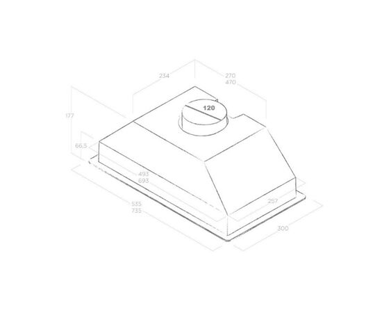 Вытяжка кухонная Elica CT17 GR/A/72, изображение 5 Вытяжка кухонная Elica CT17 GR/A/72, изображение 5
