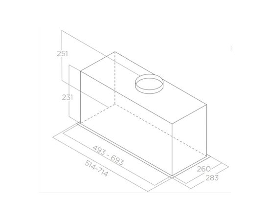 Вытяжка кухонная Elica CT23 GR/A/52, изображение 8 Вытяжка кухонная Elica CT23 GR/A/52, изображение 8