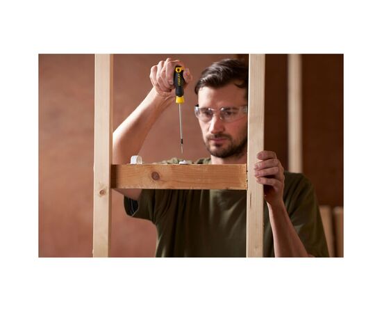 Викрутка Stanley Cushion Grip, SL4x100мм, з паралельним джалом. (STHT16195-0), зображення 3