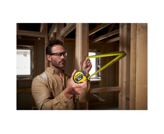 Рулетка Stanley CONTROL-LOCK, 8мх25мм, у прогумованому корпусі, з двосторонньою шкалою (STHT37232-0), зображення 8 Рулетка Stanley CONTROL-LOCK, 8мх25мм, у прогумованому корпусі, з двосторонньою шкалою (STHT37232-0), зображення 8