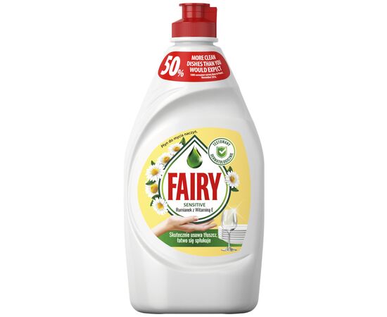 Засіб для ручного миття посуду Fairy Ніжні руки Ромашка і Вітамін Е 450 мл (4015400956303)