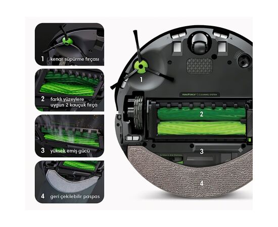 Пылесос iRobot Roomba Combo J7+ (c755840), изображение 5 Пылесос iRobot Roomba Combo J7+ (c755840), изображение 5