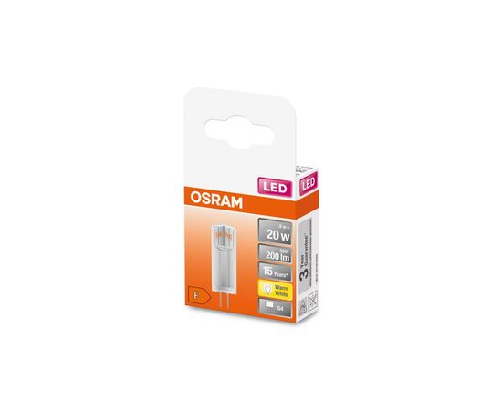 Лампочка Osram LED PIN20 CL 1,8W/827 12V G4 (4058075431966), зображення 3 Лампочка Osram LED PIN20 CL 1,8W/827 12V G4 (4058075431966), зображення 3