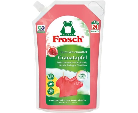 Гель для прання Frosch Гранат 1.8 л (4001499960222)