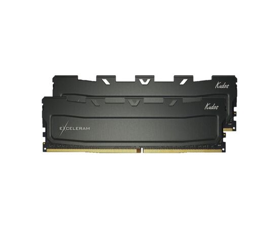 Модуль памяти для компьютера DDR4 32GB (2x16GB) 2666 MHz Black Kudos eXceleram (EKBLACK4322616XD)