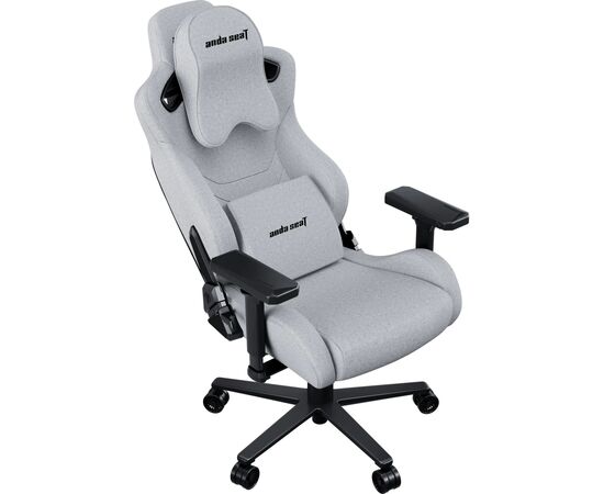 Кресло игровое Anda Seat Kaiser 2 Pro Fabric Size XL Grey (AD12YXL-17-G-F-G01), изображение 8 Кресло игровое Anda Seat Kaiser 2 Pro Fabric Size XL Grey (AD12YXL-17-G-F-G01), изображение 8