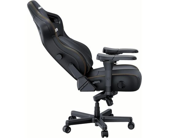 Кресло игровое Anda Seat Kaiser 4 PVC Size XL Black (AD12YDDC-XLL-20-B-PV/C), изображение 3 Кресло игровое Anda Seat Kaiser 4 PVC Size XL Black (AD12YDDC-XLL-20-B-PV/C), изображение 3
