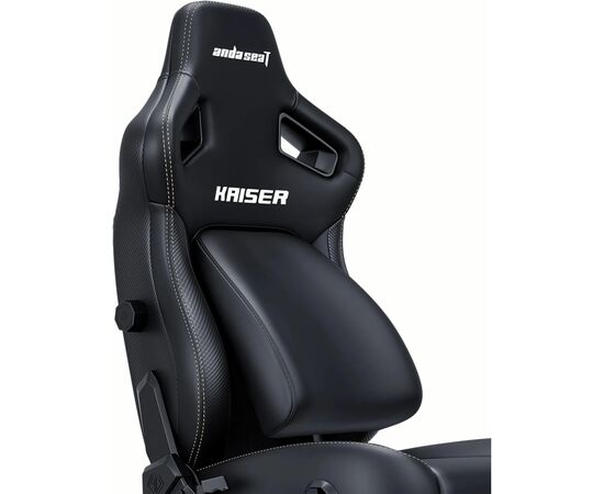 Кресло игровое Anda Seat Kaiser 4 PVC Size XL Black (AD12YDDC-XLL-20-B-PV/C), изображение 5 Кресло игровое Anda Seat Kaiser 4 PVC Size XL Black (AD12YDDC-XLL-20-B-PV/C), изображение 5
