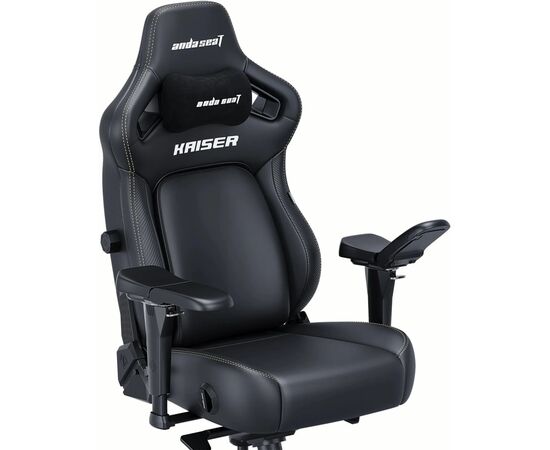 Кресло игровое Anda Seat Kaiser 4 PVC Size XL Black (AD12YDDC-XLL-20-B-PV/C), изображение 6 Кресло игровое Anda Seat Kaiser 4 PVC Size XL Black (AD12YDDC-XLL-20-B-PV/C), изображение 6