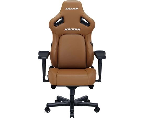 Кресло игровое Anda Seat Kaiser 4 PVC Size XL Brown (AD12YDDC-XLL-20-K-PV/C), изображение 2 Кресло игровое Anda Seat Kaiser 4 PVC Size XL Brown (AD12YDDC-XLL-20-K-PV/C), изображение 2