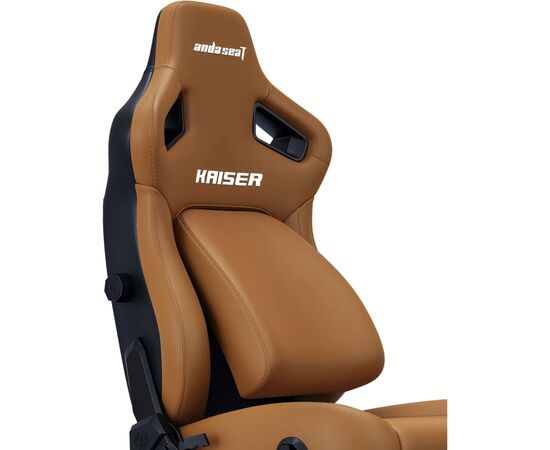 Кресло игровое Anda Seat Kaiser 4 PVC Size XL Brown (AD12YDDC-XLL-20-K-PV/C), изображение 7 Кресло игровое Anda Seat Kaiser 4 PVC Size XL Brown (AD12YDDC-XLL-20-K-PV/C), изображение 7