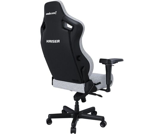 Кресло игровое Anda Seat Kaiser 4 Fabric Size XL Grey (AD12YDDC-XLL-20-G-CF), изображение 4 Кресло игровое Anda Seat Kaiser 4 Fabric Size XL Grey (AD12YDDC-XLL-20-G-CF), изображение 4