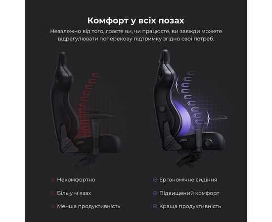 Кресло игровое Anda Seat Kaiser 4 PVC Size XL Maroon (AD12YDDC-XLL-20-A-PV/C), изображение 10 Кресло игровое Anda Seat Kaiser 4 PVC Size XL Maroon (AD12YDDC-XLL-20-A-PV/C), изображение 10