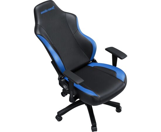 Кресло игровое Anda Seat Luna Color PVC Size L Black/Blue (AD18-48-BS-PV), изображение 7 Кресло игровое Anda Seat Luna Color PVC Size L Black/Blue (AD18-48-BS-PV), изображение 7
