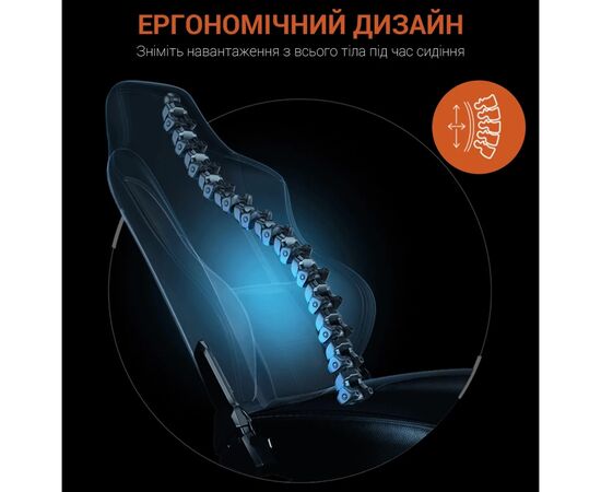 Кресло игровое Anda Seat Luna Color PVC Size L Black/Orange (AD18-48-BO-PV), изображение 11 Кресло игровое Anda Seat Luna Color PVC Size L Black/Orange (AD18-48-BO-PV), изображение 11