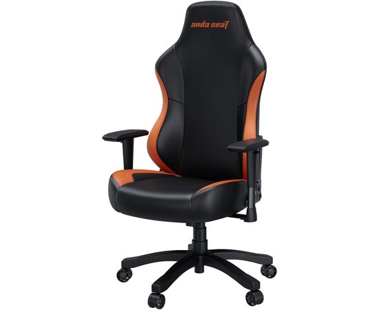 Кресло игровое Anda Seat Luna Color PVC Size L Black/Orange (AD18-48-BO-PV), изображение 3 Кресло игровое Anda Seat Luna Color PVC Size L Black/Orange (AD18-48-BO-PV), изображение 3