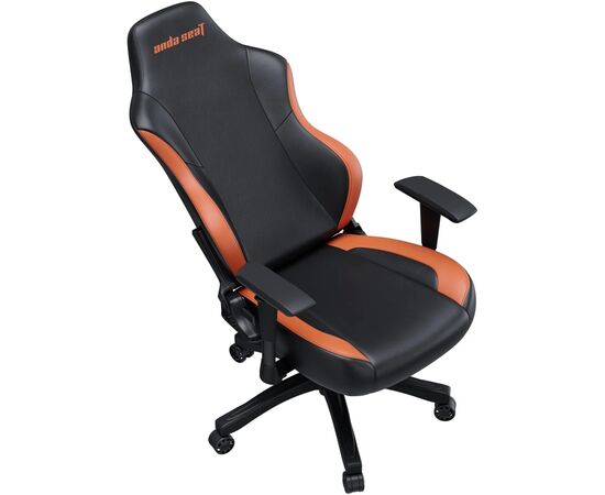 Кресло игровое Anda Seat Luna Color PVC Size L Black/Orange (AD18-48-BO-PV), изображение 7 Кресло игровое Anda Seat Luna Color PVC Size L Black/Orange (AD18-48-BO-PV), изображение 7