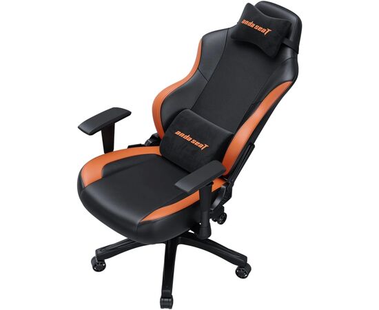 Кресло игровое Anda Seat Luna Color PVC Size L Black/Orange (AD18-48-BO-PV), изображение 8 Кресло игровое Anda Seat Luna Color PVC Size L Black/Orange (AD18-48-BO-PV), изображение 8