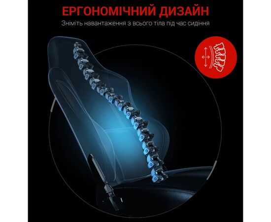 Кресло игровое Anda Seat Luna Color PVC Size L Black/Red (AD18-48-BR-PV), изображение 11 Кресло игровое Anda Seat Luna Color PVC Size L Black/Red (AD18-48-BR-PV), изображение 11